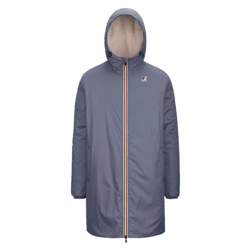 Parka K-Way Le Vrai 3.0 Eiffel Sherpa - Gris Bleu