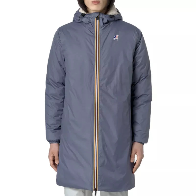 Parka K-Way Le Vrai 3.0 Eiffel Sherpa - Gris Bleu