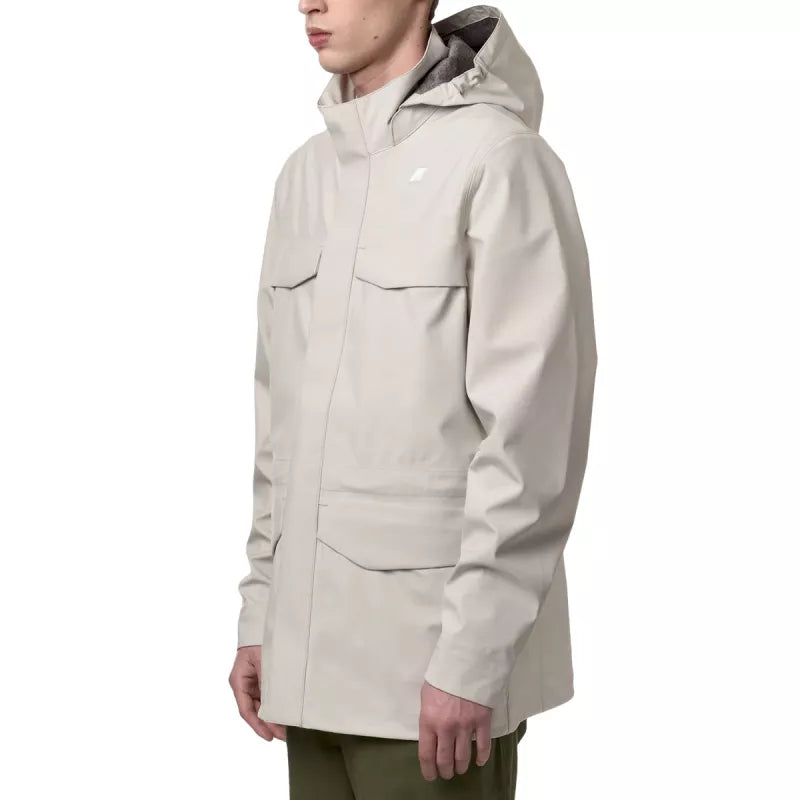 Parka K-Way Manphy Bonded Jersey - Beige