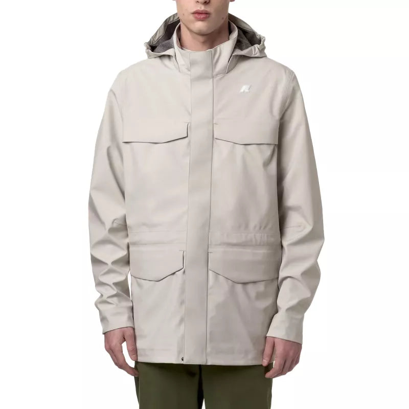 Parka K-Way Manphy Bonded Jersey - Beige