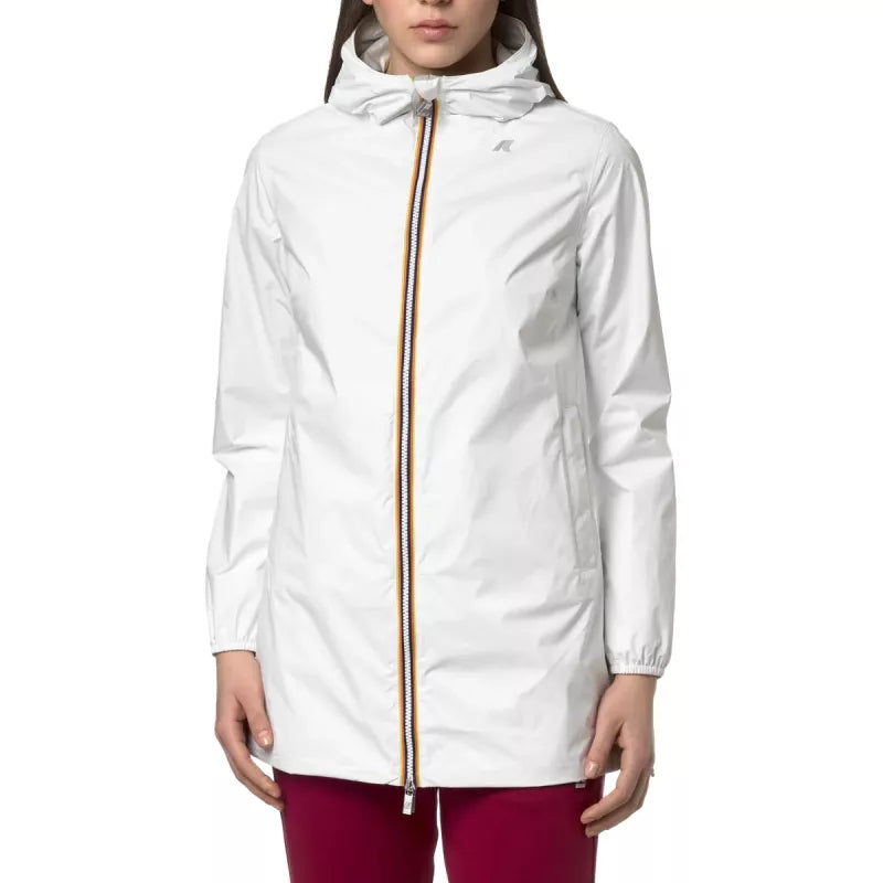 Parka K-Way Sophie Plus 2 Reversible - Blanc Et Beige