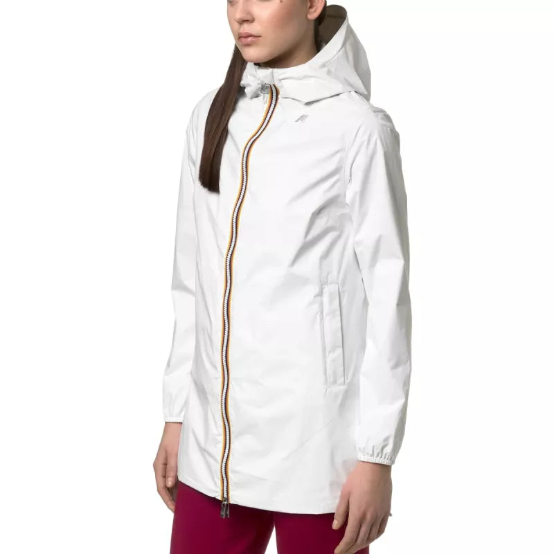 Parka K-Way Sophie Plus 2 Reversible - Blanc Et Beige