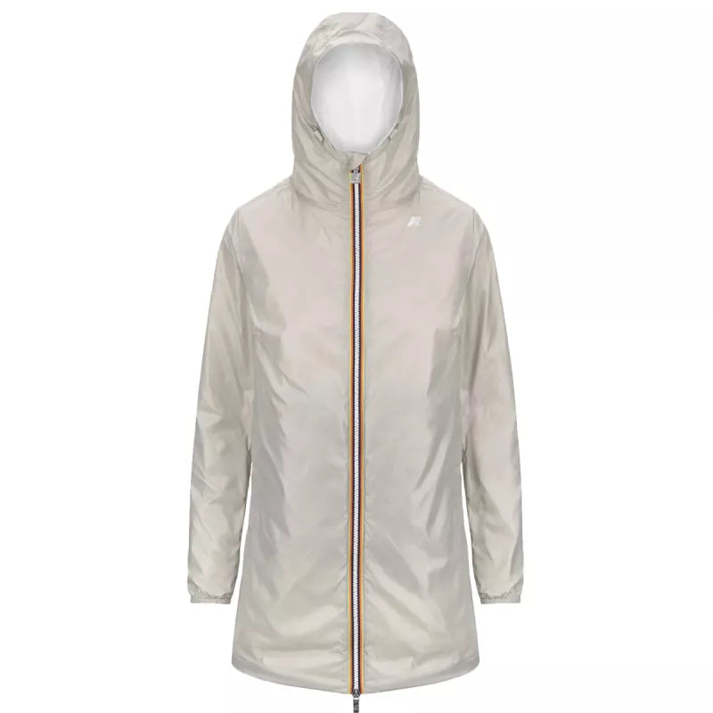 Parka K-Way Sophie Plus 2 Reversible - Blanc Et Beige