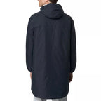 Parka Longue À Capuche Double Sherpa K-Way Le Vrai 4.0 Eiffel East Orsetto - Bleu Marine