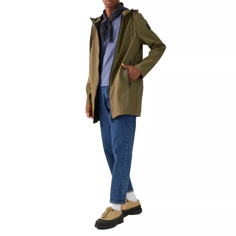 Jott - Parka Mi-Longue Légère Chester - Army/Beige - Homme