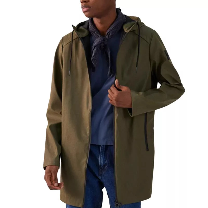 Jott - Parka Mi-Longue Légère Chester - Army/Beige - Homme