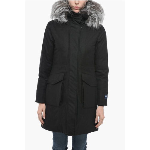 Parka Military With Fur Hood