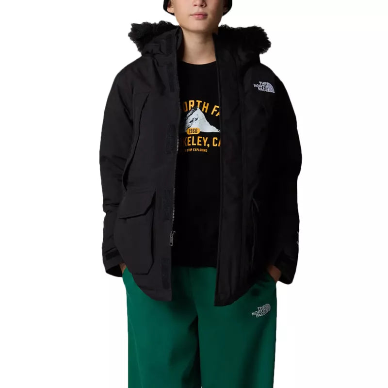 The North Face - Parka Mc Murdo - Noir/Blanc - Garçon