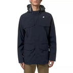 K-Way Manphy Bonded Jersey-parka – blå
