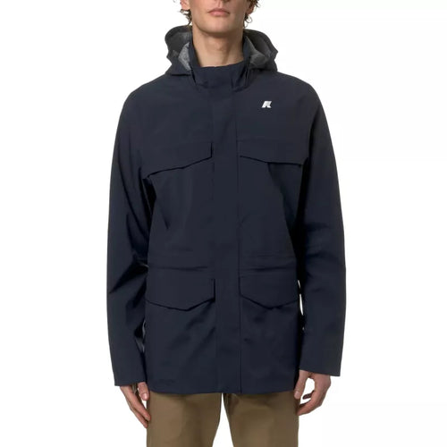 Parka K-Way Manphy Bonded Jersey - Bleu