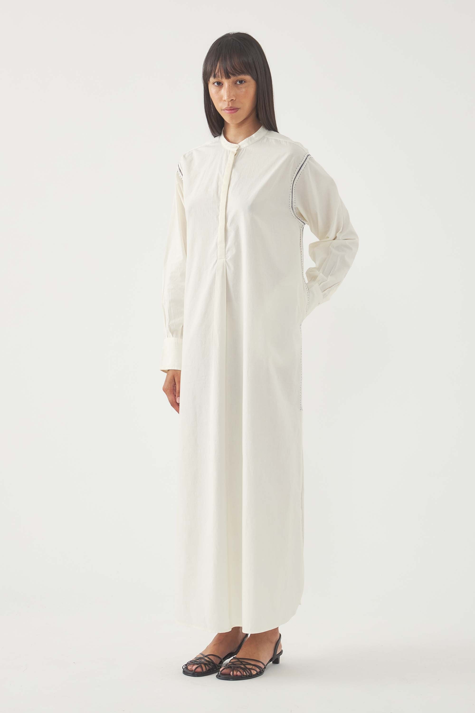 Robe Longue Paro - Crème