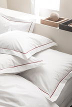 Set De 2 Taies D'Oreillers - 100% Percale De Coton Bourdon - 11 Coloris
