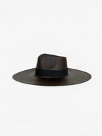 Pat Straw Hat - Choco Black