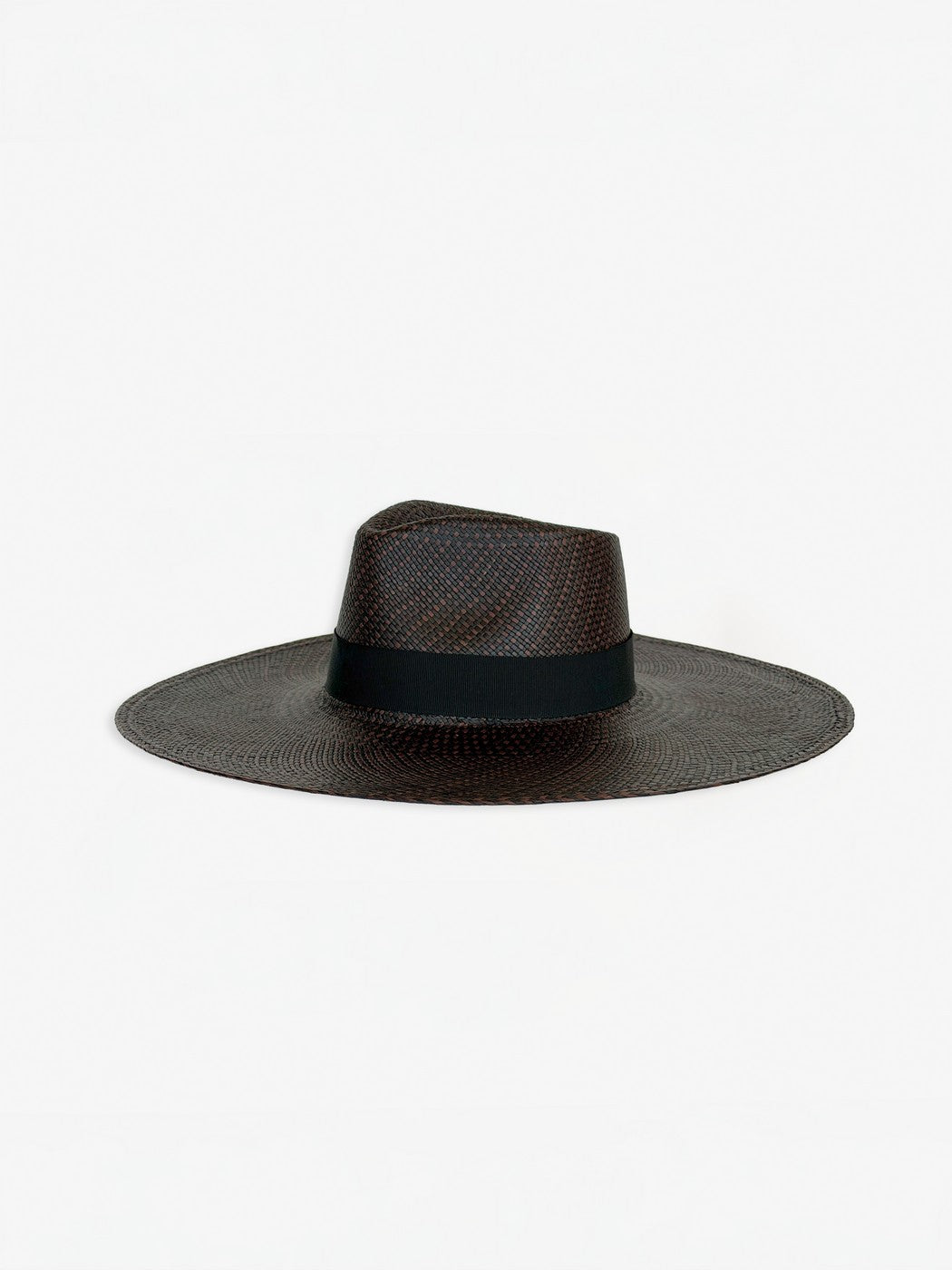 Pat Straw Hat - Choco Black