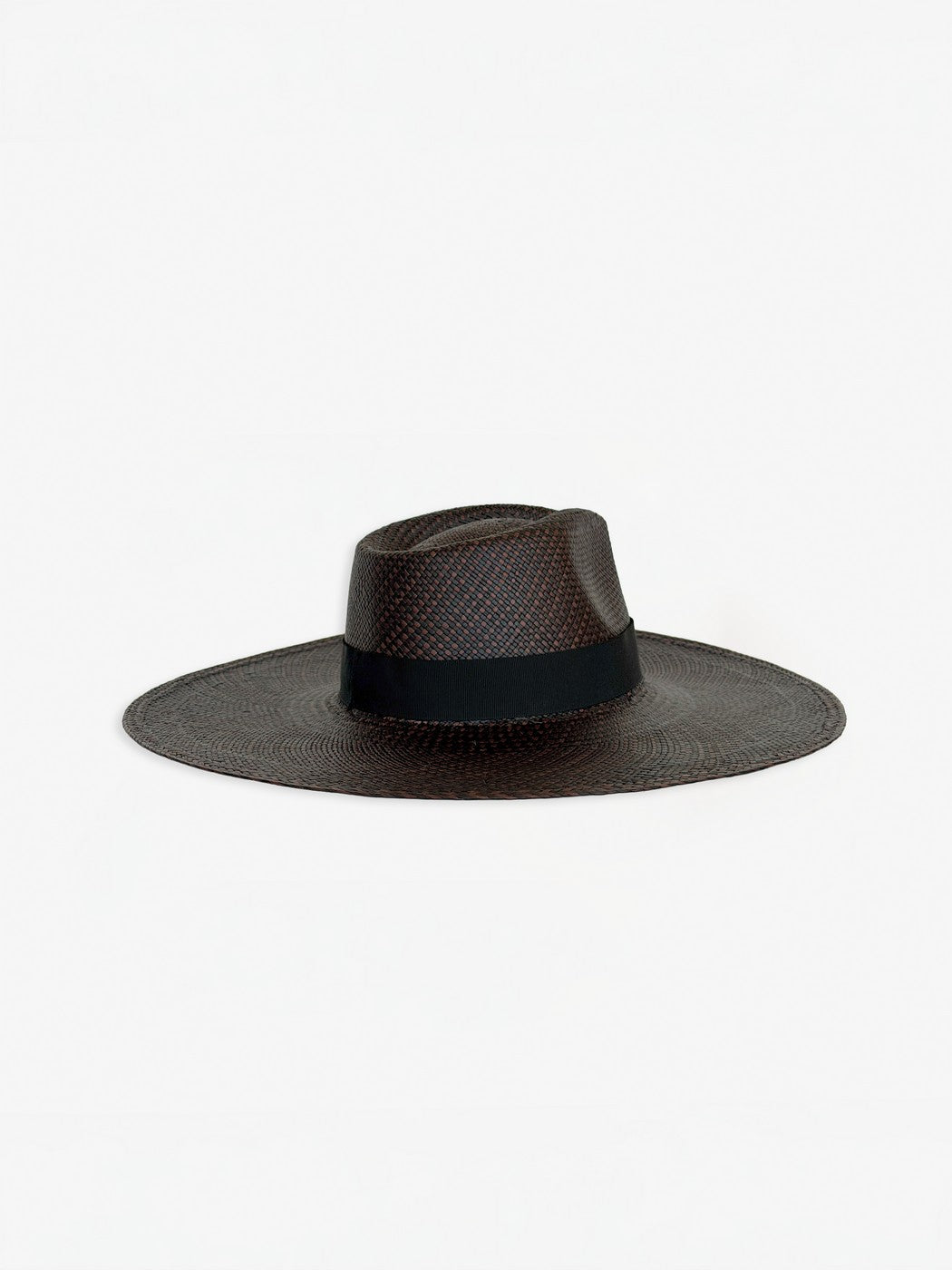 Pat Straw Hat - Choco Black