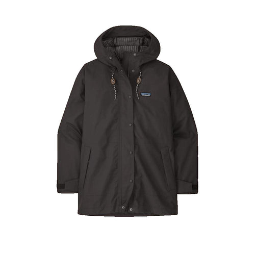 Veste Imperméable De Pluie Moderne - Noir