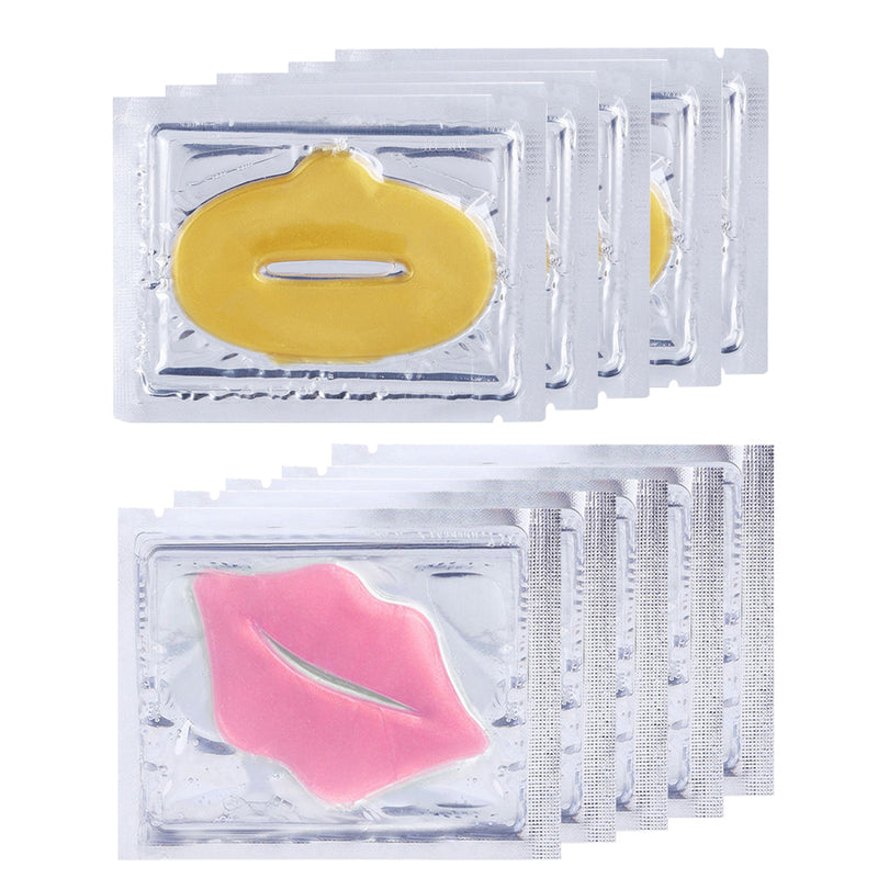 Parche labial de colágeno, juego de 10 parches
