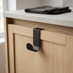 Le Discret - Patère De Porte - Noir Mat Fine Texture