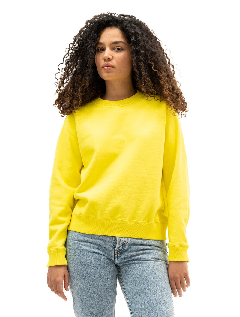 Le Sweatshirt 90 Marty® Molleton Bio-Recyclé Jaune Sunny Delight