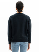 Le Sweatshirt 90 Marty® Molleton Bio-Recyclé Noir Black Coffee