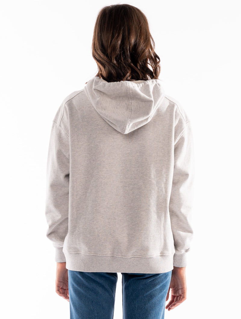 Le Sweatshirt Hoodie Marty® Molleton Bio-Recyclé Gris Chiné