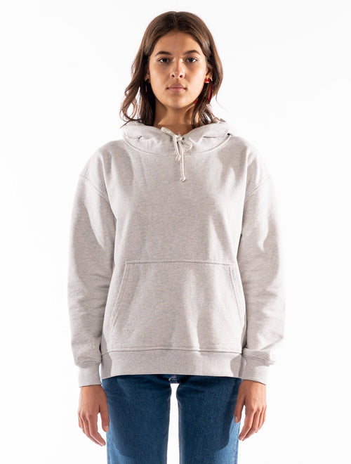 Le Sweatshirt Hoodie Marty® Molleton Bio-Recyclé Gris Chiné