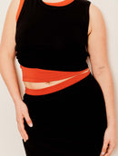 Camiseta sin mangas The Black Power Stretch Café negro