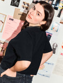 The Boxy Willie® Heavy Jersey Organic-Recycled Black T-Shirt Black Coffee