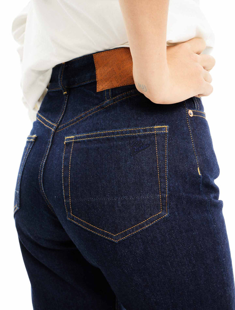 The Curvy Brenda Raw Blue Bio-Recycled Denim Jean