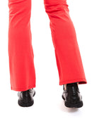 Le Pantalon Flare Power Stretch Rouge Tomato