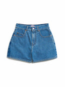 Le Short Brenda Coton Regen-Recyclé Bleu Medium