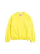 Le Sweatshirt 90 Marty® Molleton Bio-Recyclé Jaune Sunny Delight