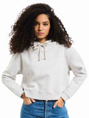 Le Sweatshirt Hoodie Boxy Marty® Molleton Bio-Recyclé Gris Chiné