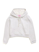 Le Sweatshirt Hoodie Boxy Marty® Molleton Bio-Recyclé Gris Chiné