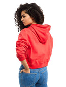 Le Sweatshirt Hoodie Boxy Marty® Molleton Bio-Recyclé Rouge Tomato