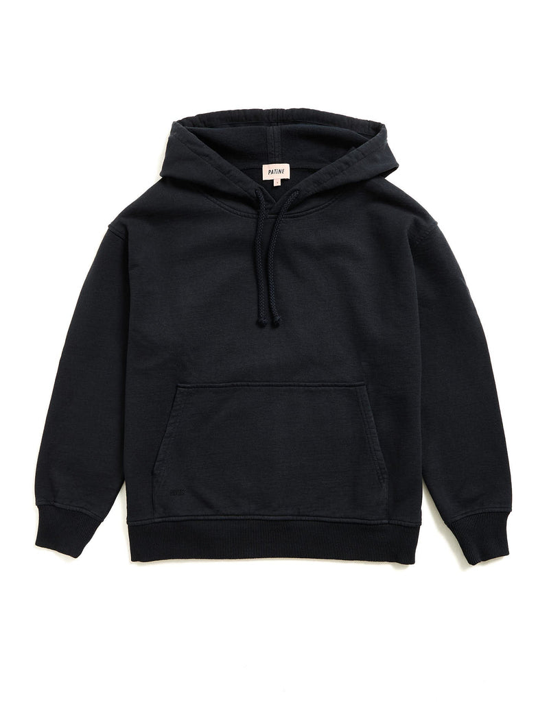 Le Sweatshirt Hoodie Marty® Molleton Bio-Recyclé Noir Black Coffee