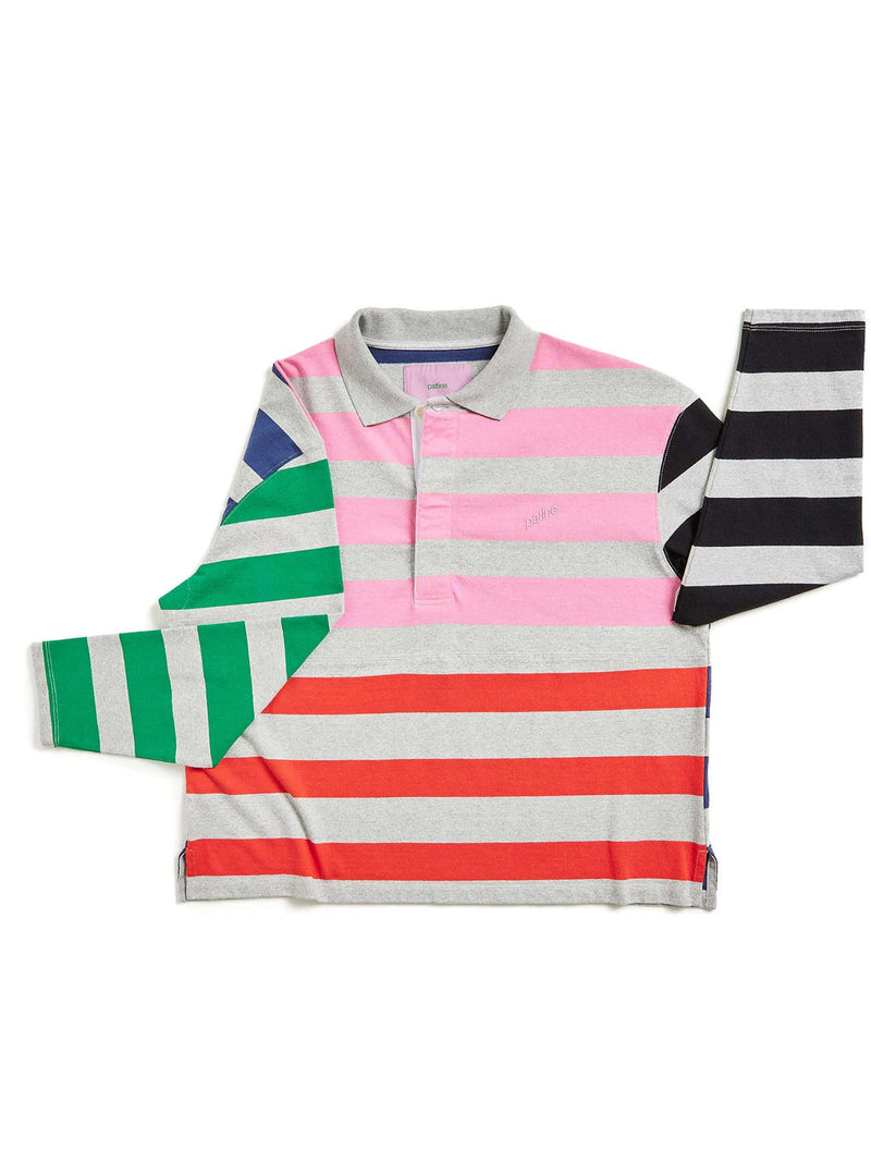 Le Polo Boxy Willie® Heavy Jersey Bio-Recyclé Rayures Multi