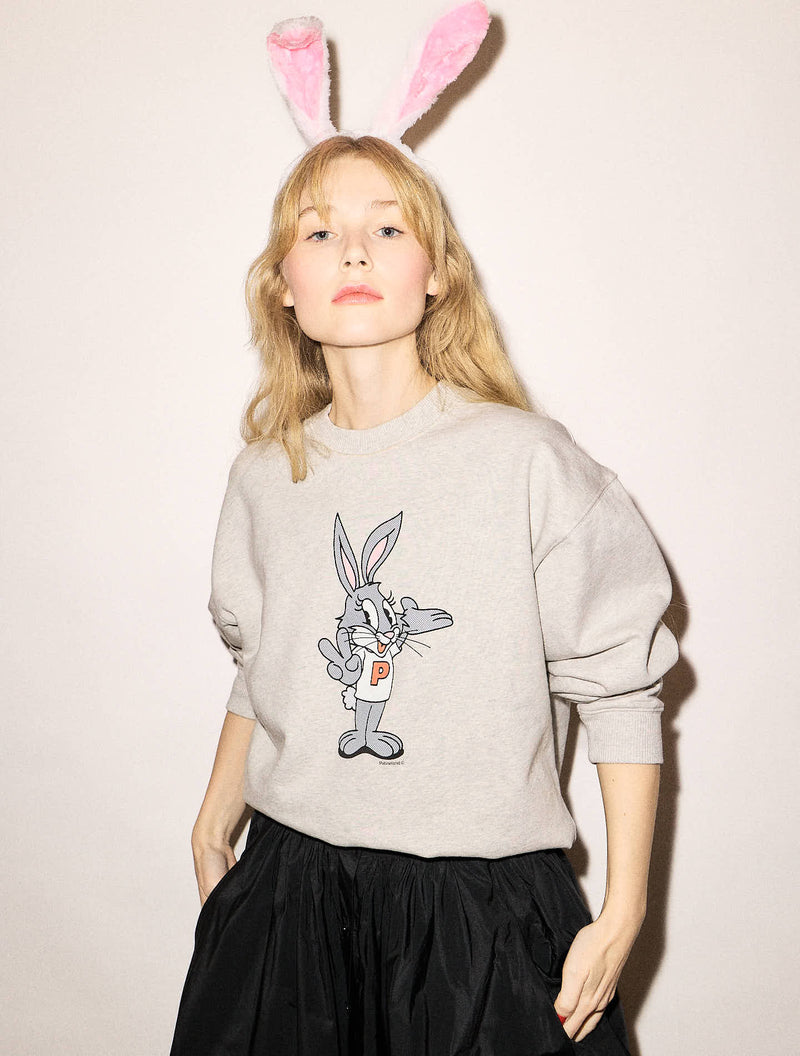 Le Sweatshirt Oversize Marty® Molleton Bio-Recyclé Bunny P.