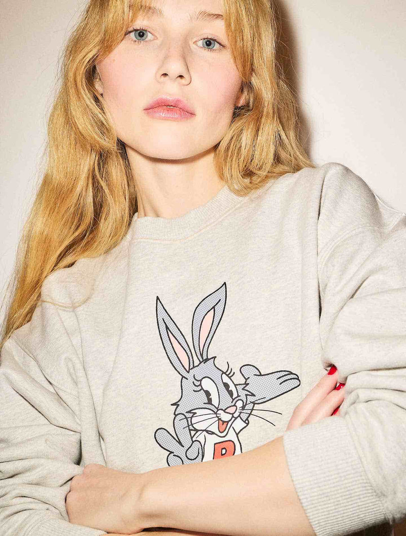 Le Sweatshirt Oversize Marty® Molleton Bio-Recyclé Bunny P.