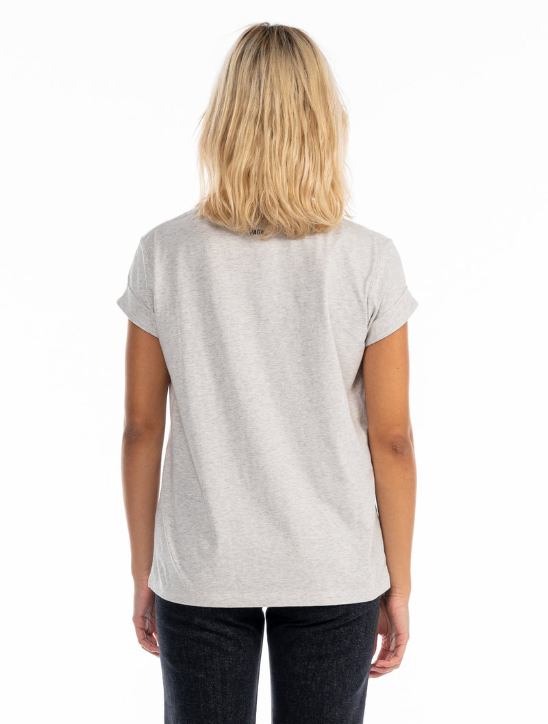 Le Tee-Shirt Cool Willie® Jersey Bio-Recyclé Gris Chiné