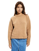 Le Pull Wooly Laine 100% Recyclée Beige Toast