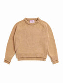 Le Pull Wooly Laine 100% Recyclée Beige Toast