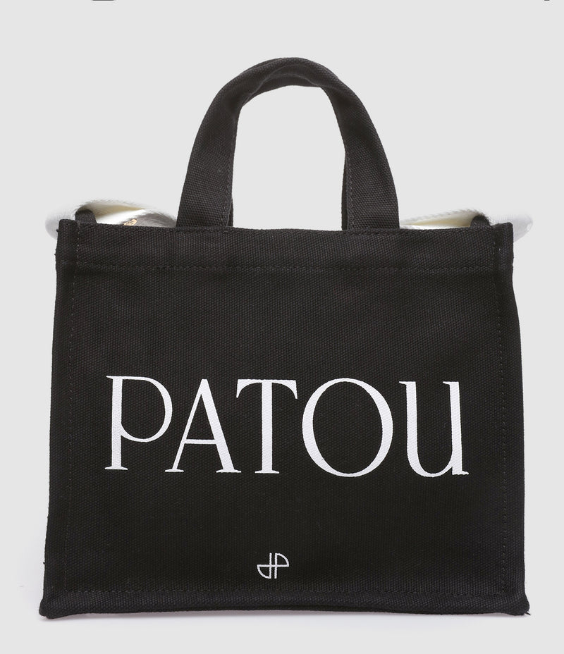 Patou - Sac Tote Bag Petit Logo Patou Noir - Femme