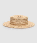 Patou - Chapeau Cannotier Raffia Vanille - Femme