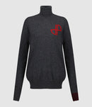 Patou - Pull Col Roulé Graphite - Femme