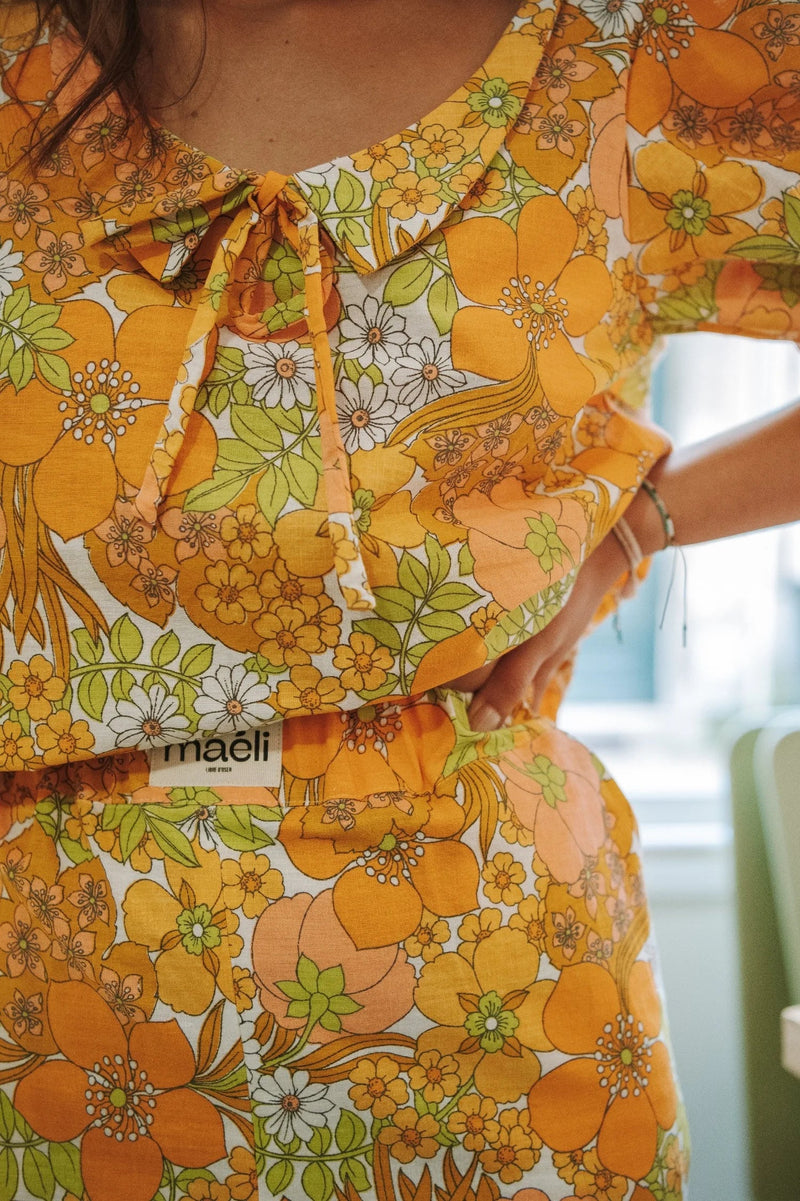 Patrón superior con volantes - Pauline