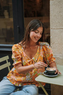 Patrón superior con volantes - Pauline