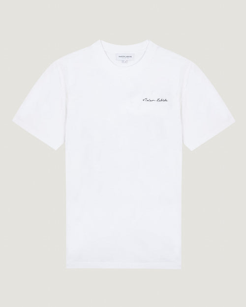 patureau oversized t-shirt 'dog life'#color_white