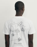 patureau oversized t-shirt 'dog life'#color_white