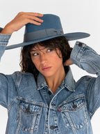Paul Felt Hat - Blue Jeans